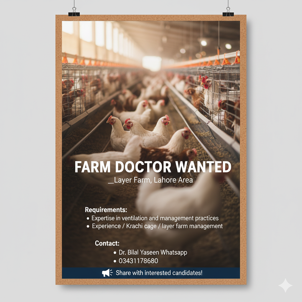 Farm Doctor – Layer Farm (Lahore Area)