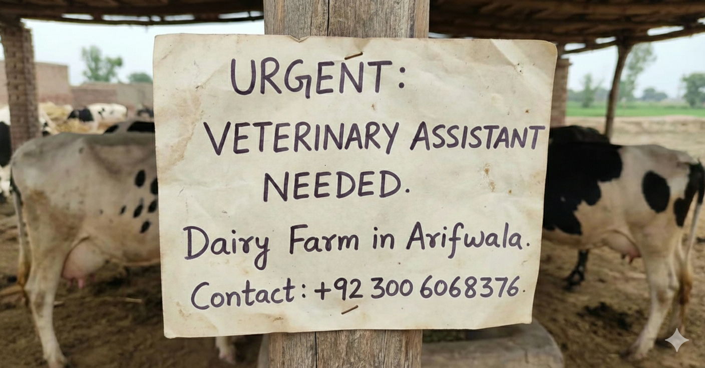 Veterinary Assistant – Dairy Farm