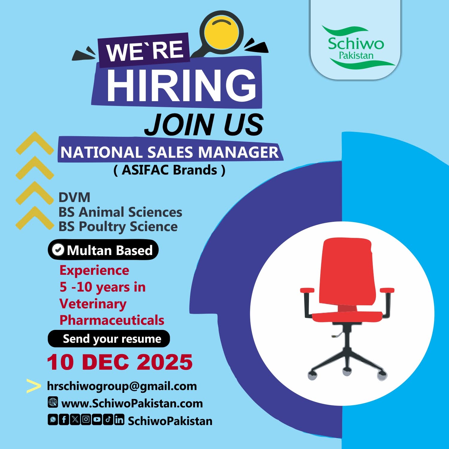 National Sales Manager - Veterinary Pharmaceuticals (ASIFAC Brands)