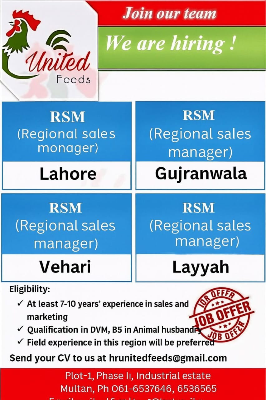 Regional Sales Manager - Animal Feed