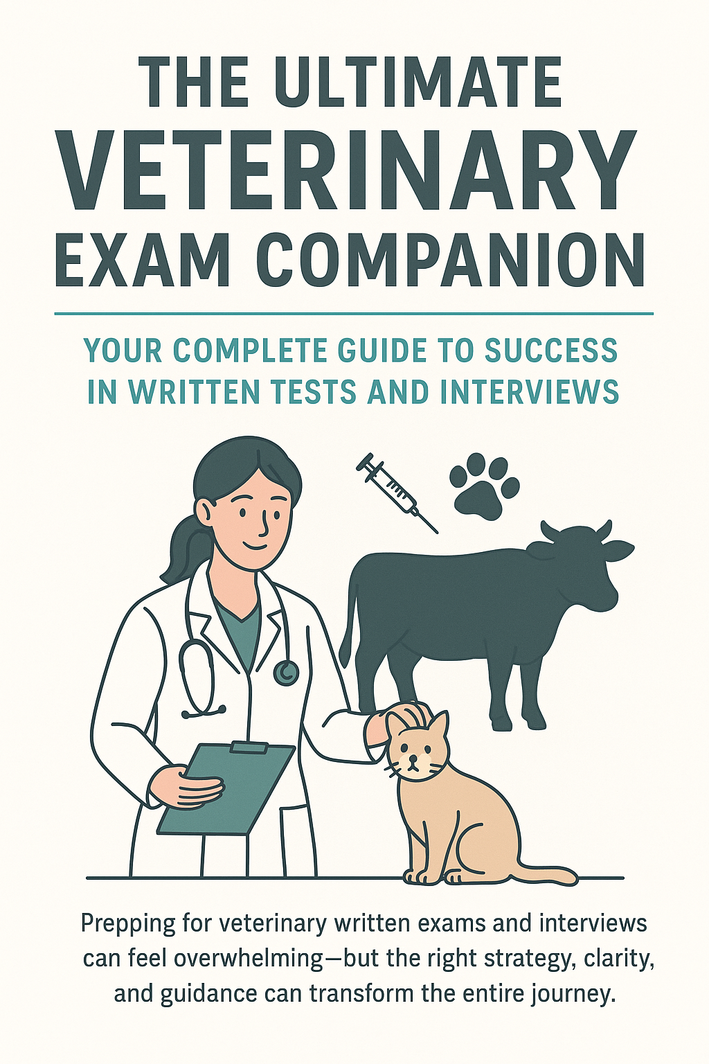 The Ultimate Veterinary Exam Companion: Your Complete Guide to Success in Written Tests and Interviews