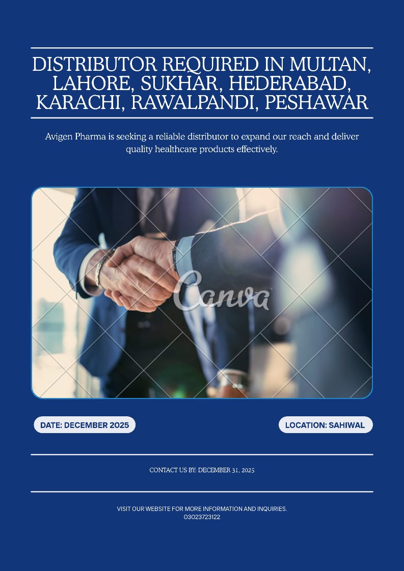 DISTRIBUTOR REQUIRED IN MULTAN