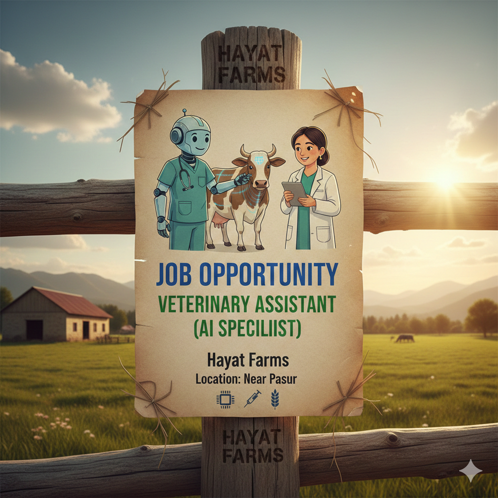 Job Opportunity – Veterinary Assistant (AI Specialist)