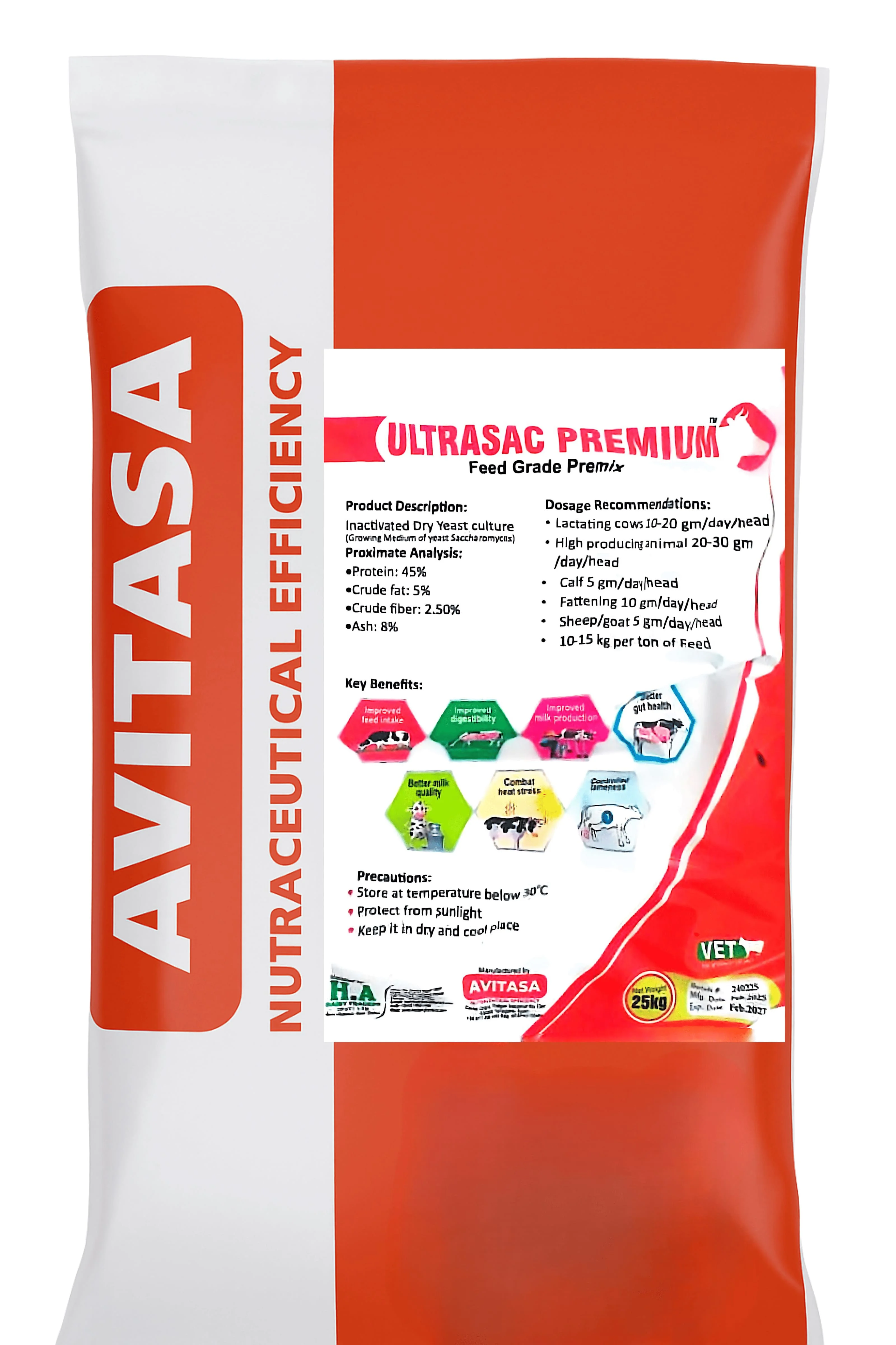Ultrasac Premium	(Cultured Yeast / Dead Yeast)