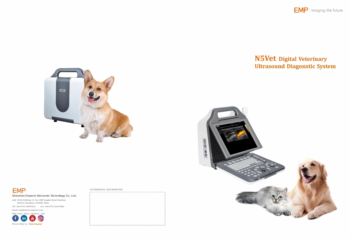 N5 ROFESSIONAL VETERINARY ULTRASOUND POWER DOPPLER MACHINE EMPEROR
