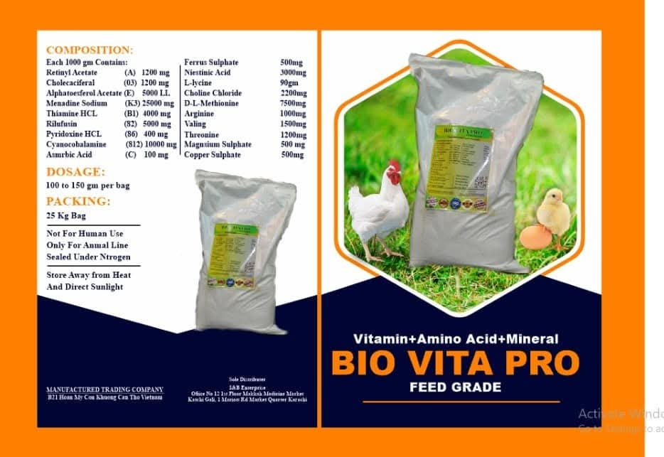 BIO VITA PRO (Multivitamins + Amino Acids Poultry)