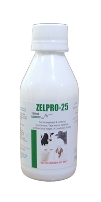 Zelpro 25 (Broad Spectrum Anthelmintic Suspension)