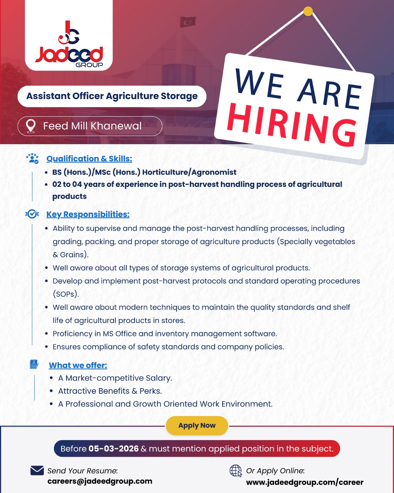 Marketing (North Zone) - Sales Promotion Officer (Vanda)