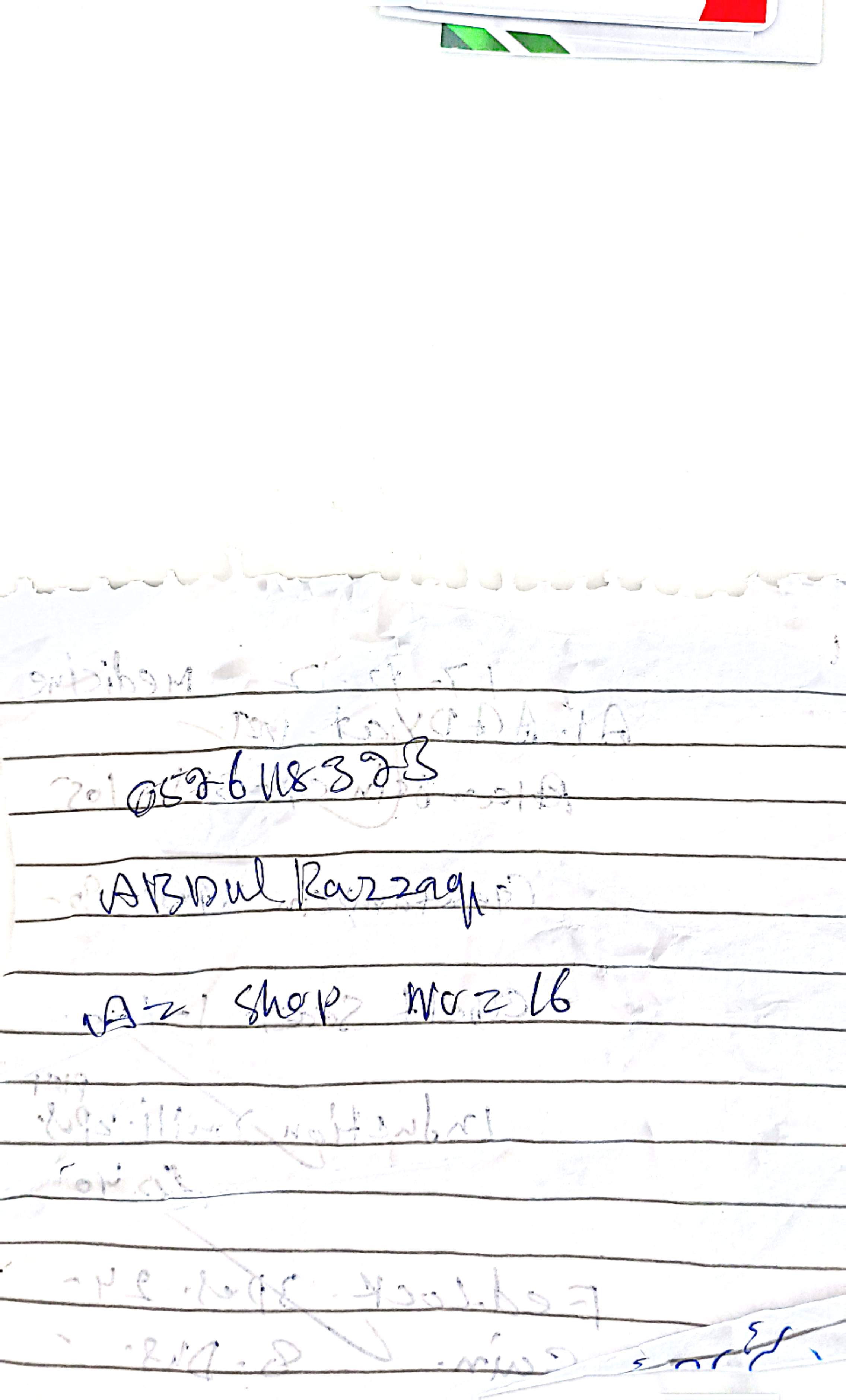 ABDUL RAZZAQ A-Z Shop No:16