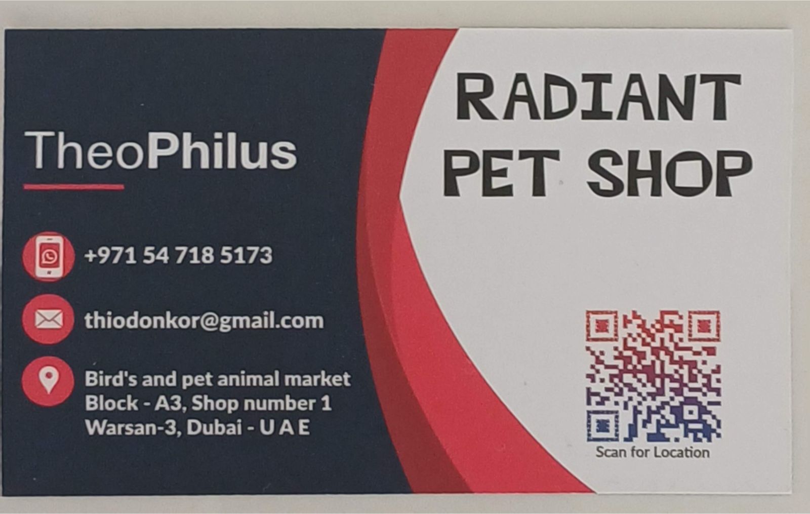 RADIANT PET SHOP