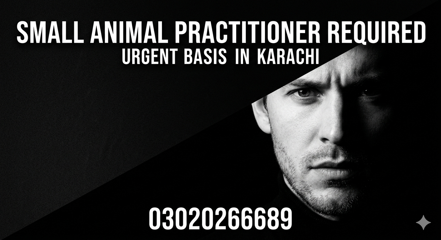 small animal practitioner required urgent basis in karachi