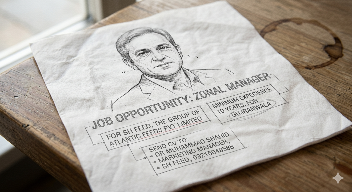 Need zonal manager for SH Feed the group of Atlantic feeds pvt limited