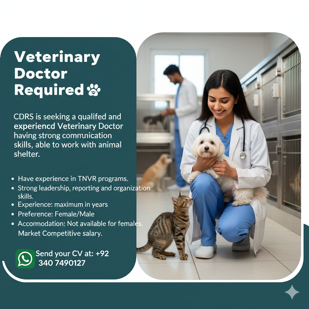 *Veterinary Doctor Required*