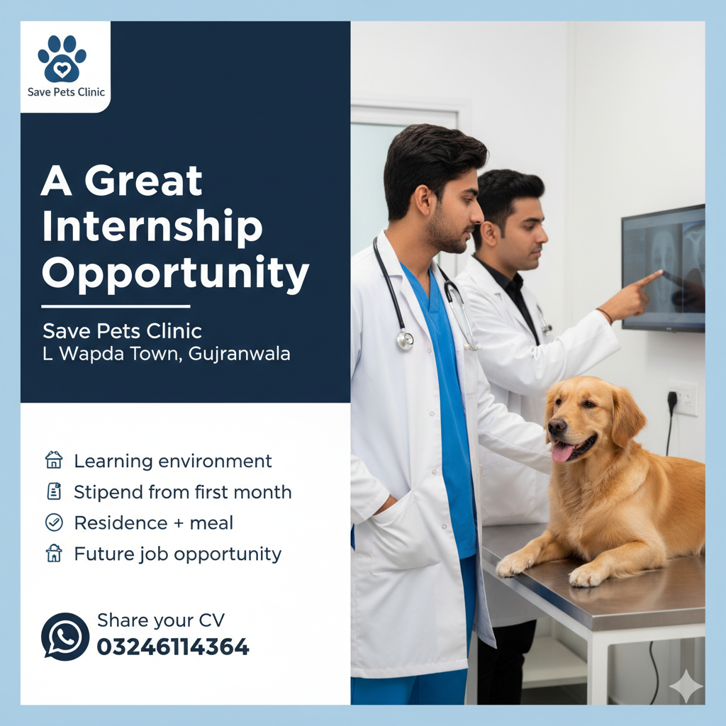 A Great internship opportunity for fresh vets
