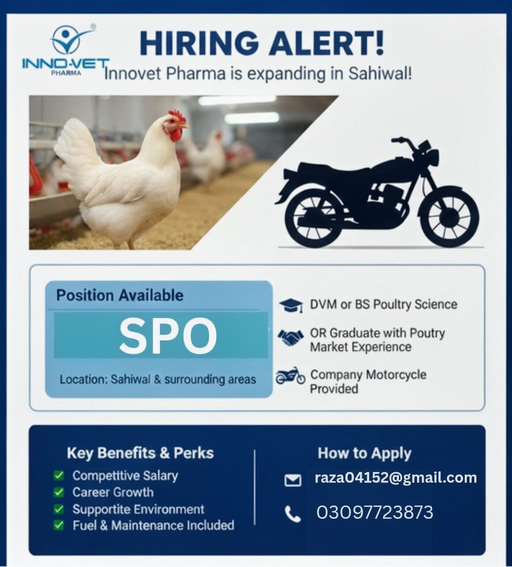 HIRING ALERT!  **INNOVET PHARMA**