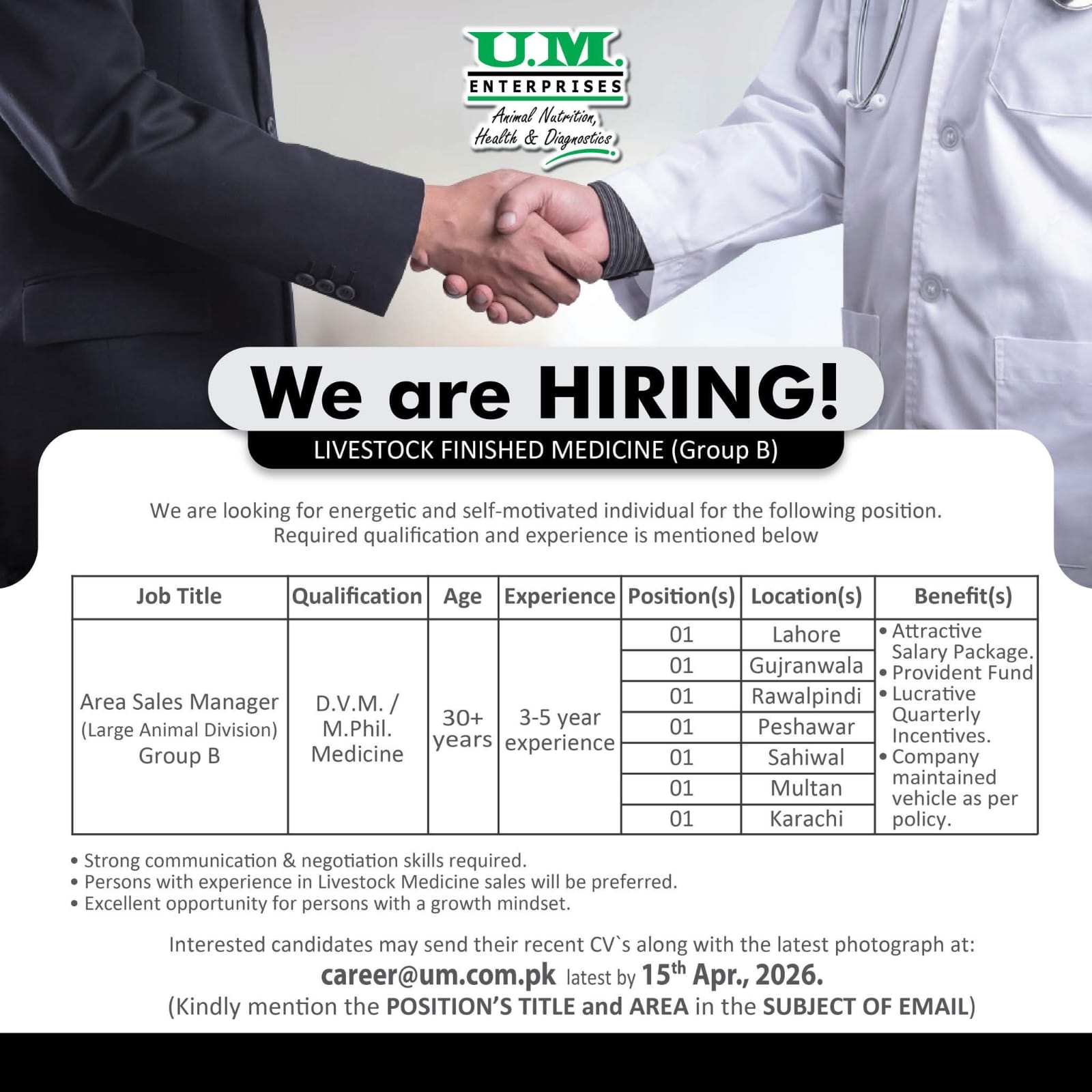 We Are Hiring Professionals Needed