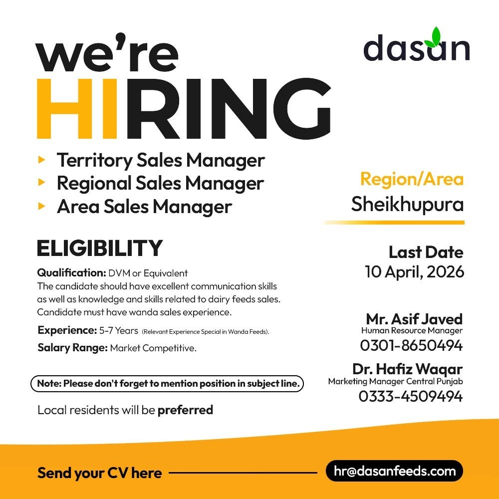 we’re HIRING  - Territory Sales Manager