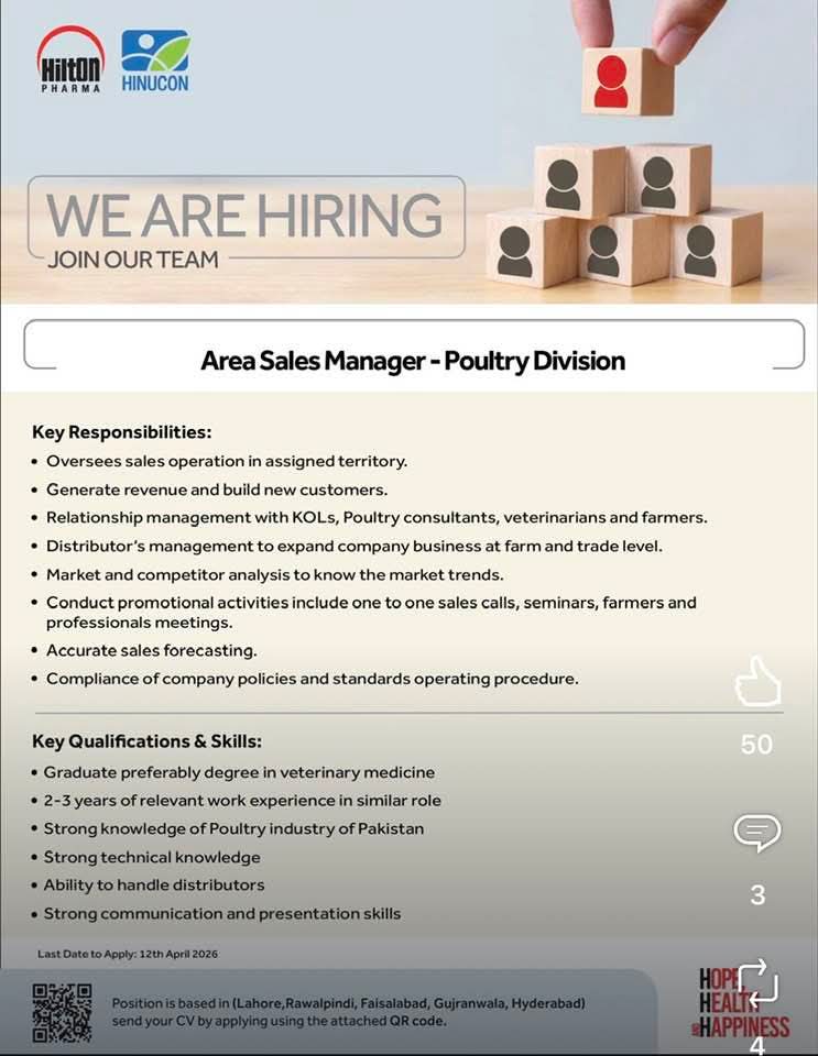 Area Sales Manager - Poultry Division
