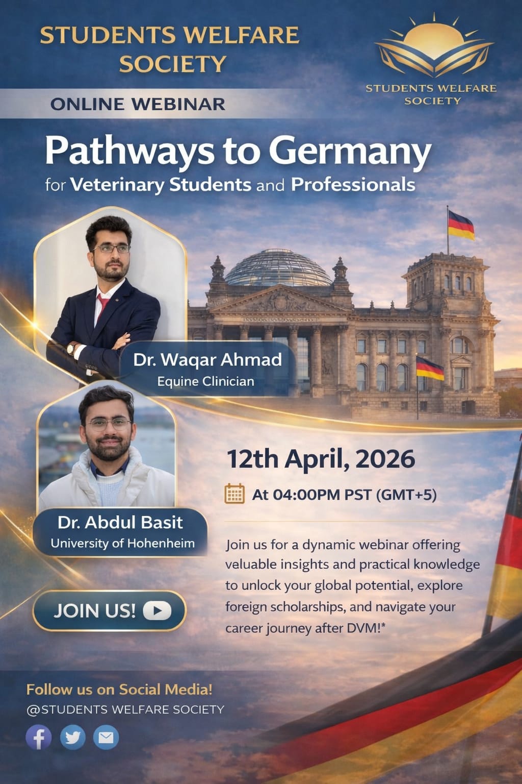 STUDENTS WELFARE SOCIETY ONLINE WEBINAR