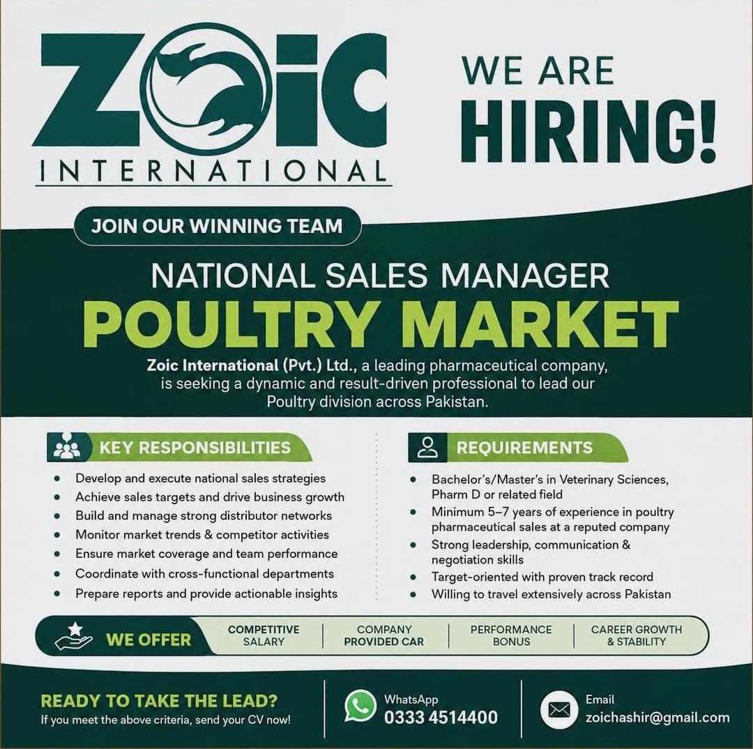ZOIC INTERNATIONAL WE ARE HIRING! JOIN OUR WINNING TEAM