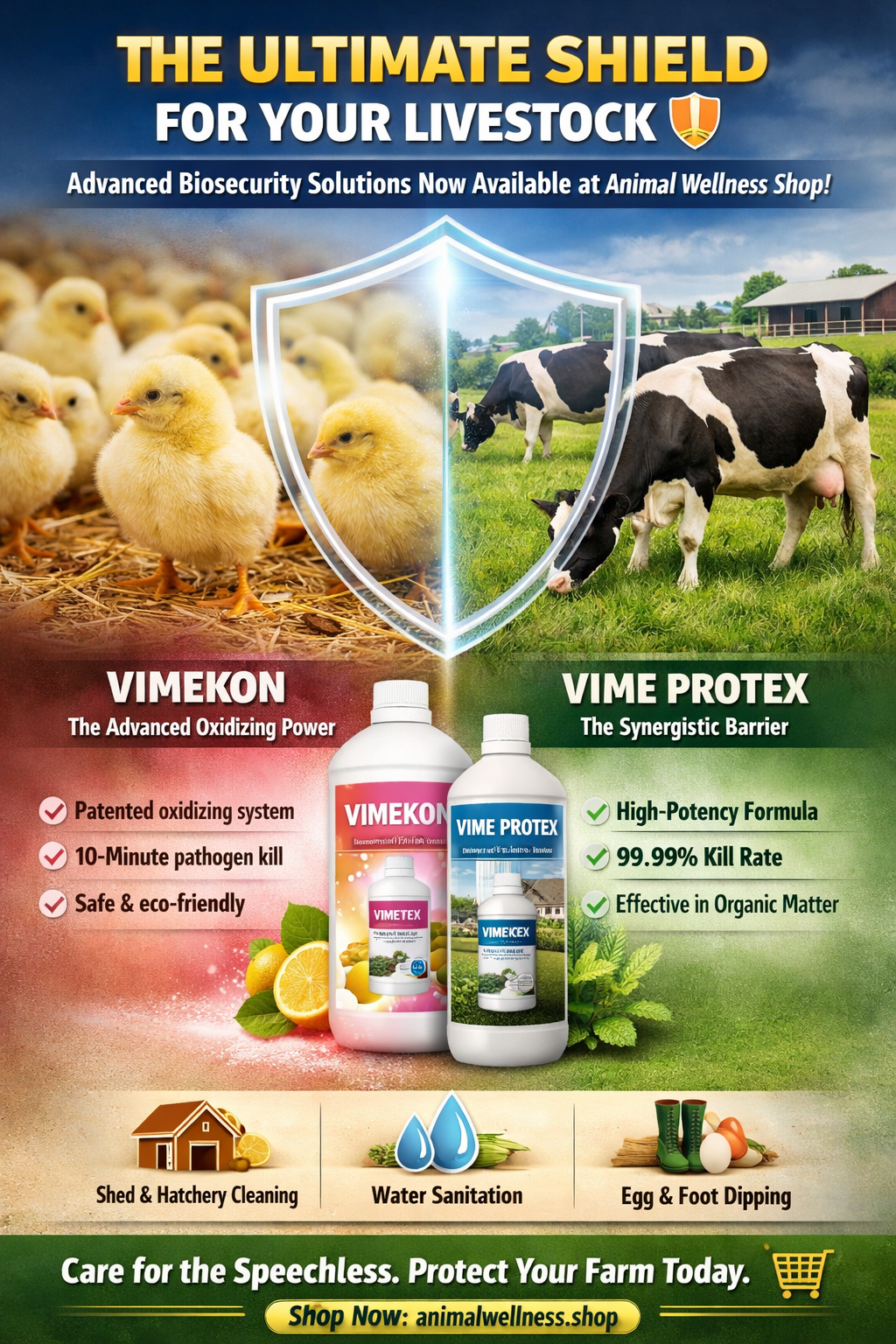 The Ultimate Shield for Your Livestock — Advanced Biosecurity Solutions by Animal Wellness Shop