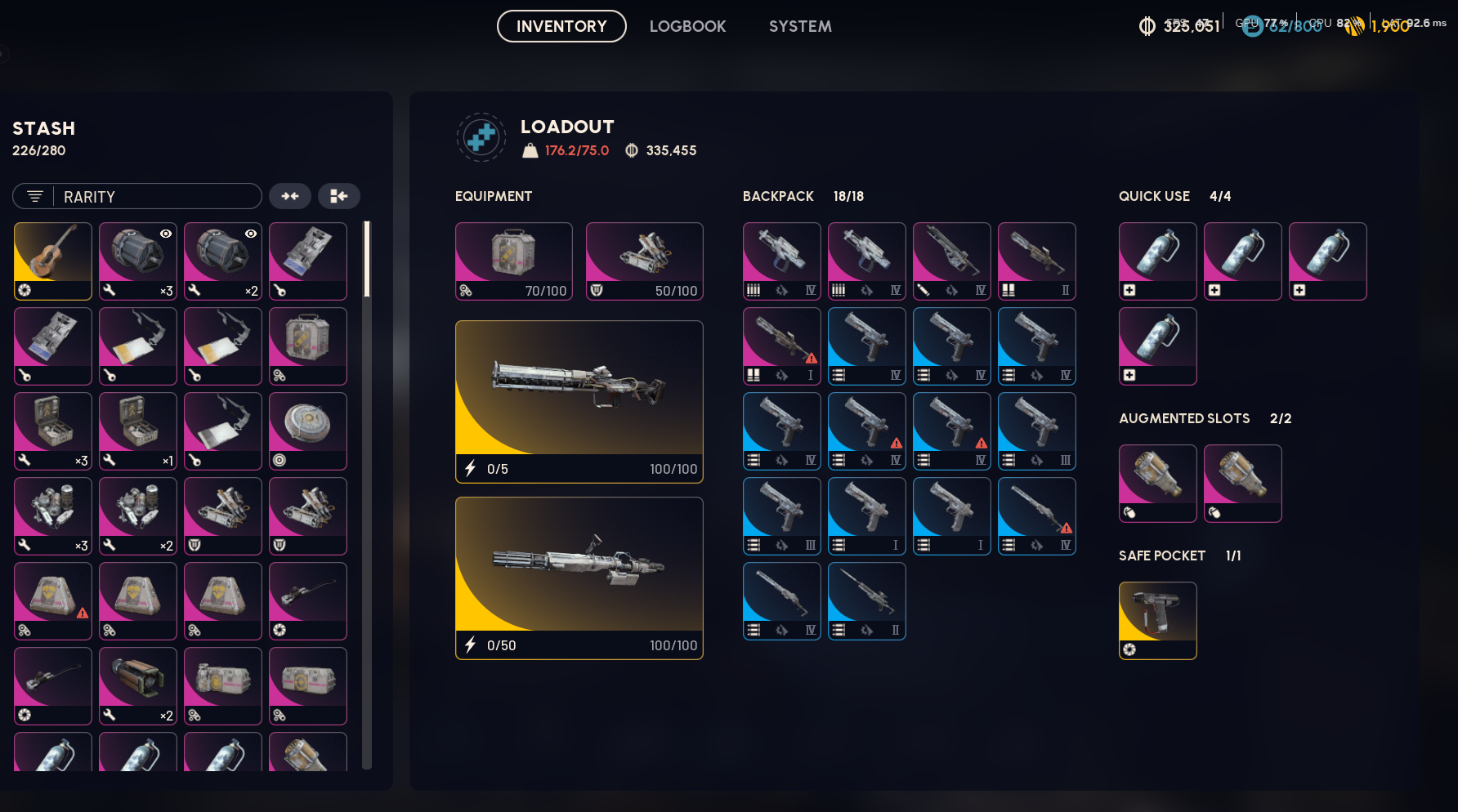 [STEAM] Arc Raiders Standard Level 42+ 325k Coins Stash Max Level 1900 Raider Tokens Bobcat & Vulcano & Tempest & 50+ Blueprints