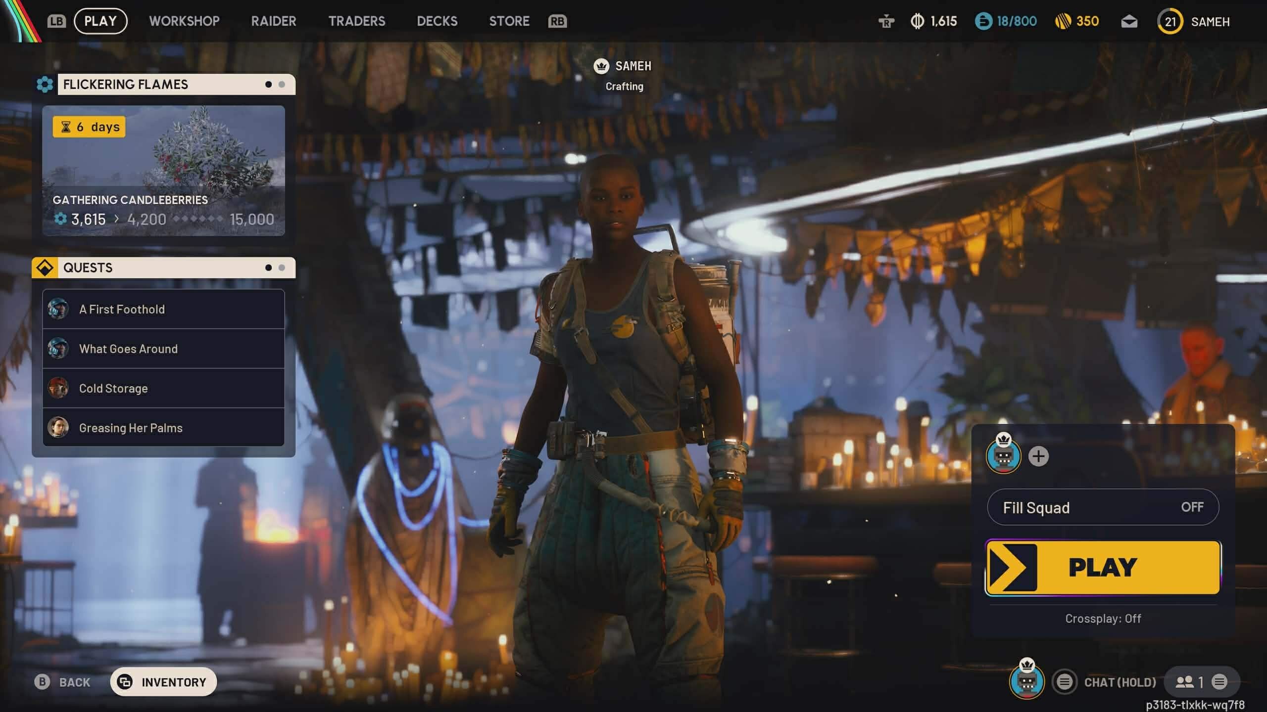 {XBOX} Level 21 || 2X level 2 workbenches || 11X blueprints (inc 2 wolfpack, equaliser and torrinte) ||