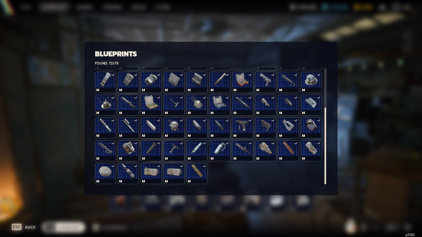 Arc Raiders | Level 75 MAX | 72/75 Blueprints