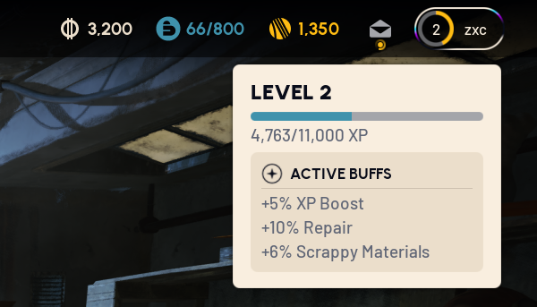 WIPED ACCOUNT + BUFFS + LEVEL 2 + 0 BLUEPRINTS OUT OF 75 + RESOURCES + 3K COINS + 1350 DONATE