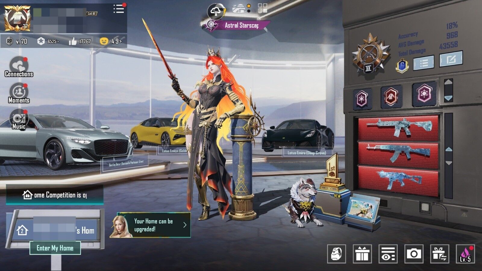 107Mythics💫| 14Ultimates⚡ | 4x Mummy Set🔥| 32x Gunlabs | 9x Lvl 7/8 Guns ❗ | 7x Kill Msg | 3x Xsuits | Ignis Lvl 7 Max🌟| Fiore 4🌟| 4x Sports Cars✨