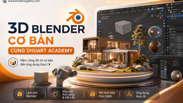 Khóa Học 3D Blender Cơ Bản Cùng Digiart Academy