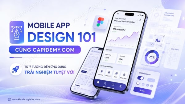 Khóa Học Mobile App Design Cùng Capidemy.com