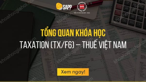 Khóa Học Sapp Taxation (TX/F6) ACCA – Thuế Việt Nam