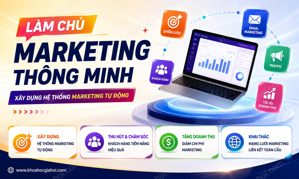 Khóa Học Làm Chủ Hệ Thống Marketing Thông Minh