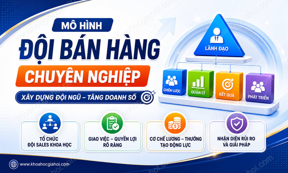 Khóa Học Mô Hình Đội Bán Hàng Chuyên Nghiệp Cần Có