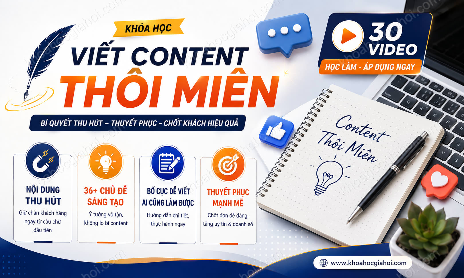 Khóa Học Viết Content Thôi Miên