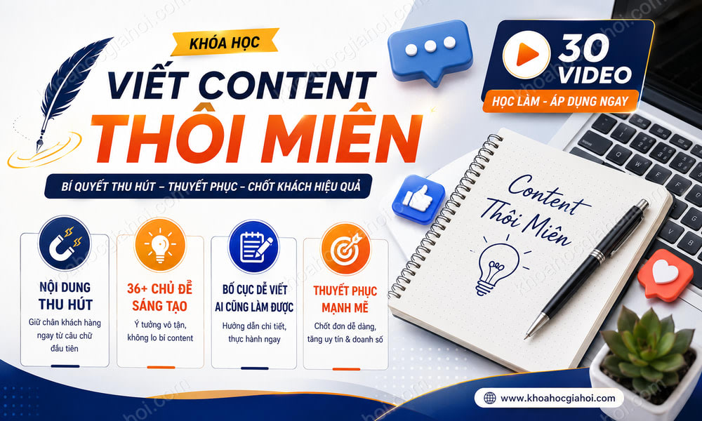 Khóa Học Viết Content Thôi Miên