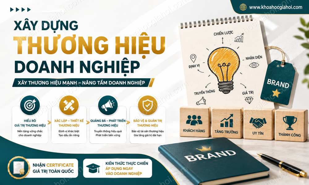 Khóa Học Xây Dựng Thương Hiệu Doanh Nghiệp