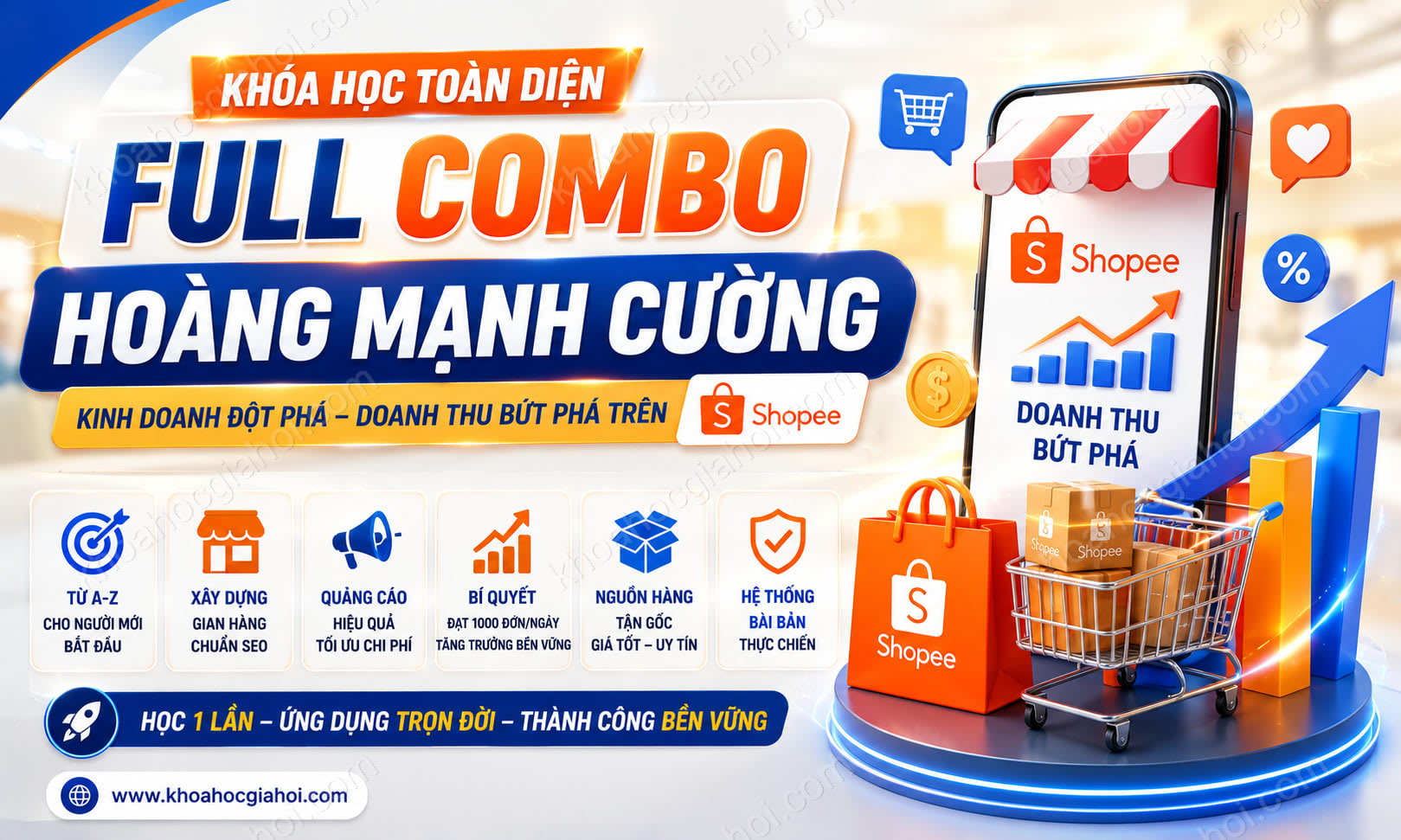 Full Combo Khóa Học Hoàng Mạnh Cường