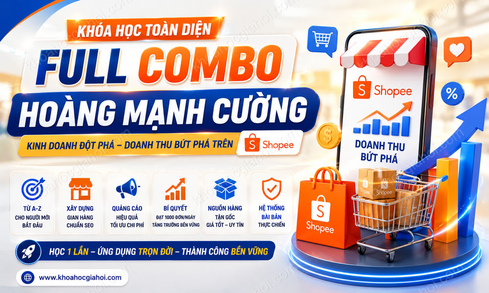 Full Combo Khóa Học Hoàng Mạnh Cường