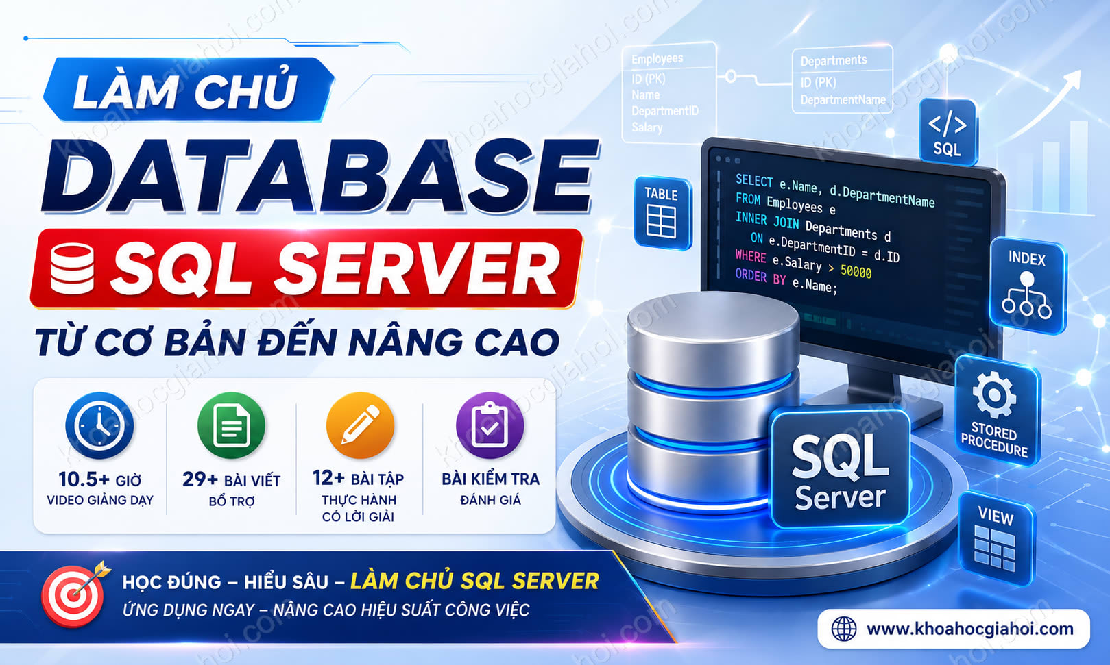 Khóa Học Làm Chủ Database (Sql Server): Từ Cơ Bản Đến Nâng Cao