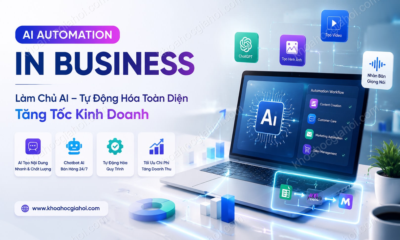 Khóa Học AI Automation In Business Khóa Học AI Automation In Business
