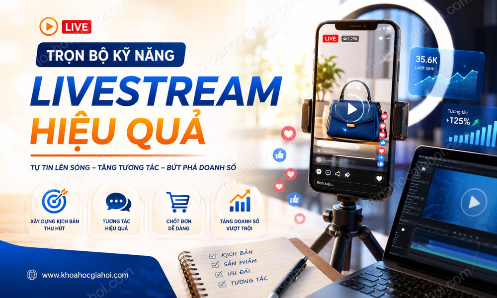 Trọn Bộ Kỹ Năng Livestream Hiệu Quả