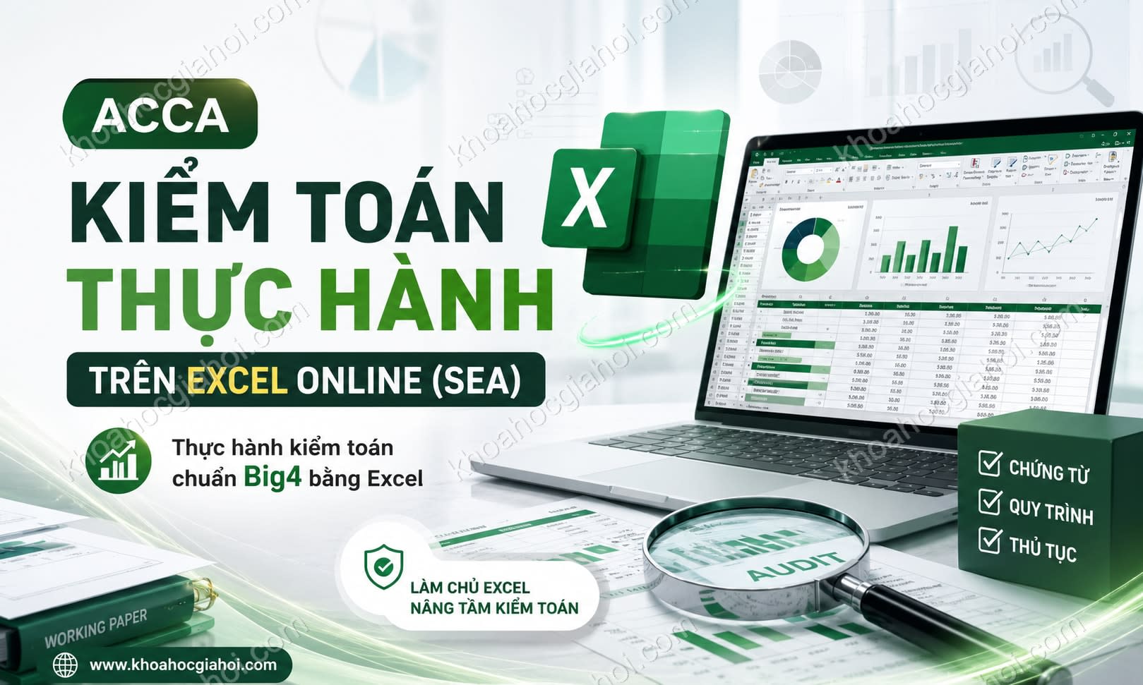 Khóa Học Acca Kiểm Toán Thực Hành Trên Excel Online (SEA) Khóa Học Acca Kiểm Toán Thực Hành Trên Excel Online (SEA)