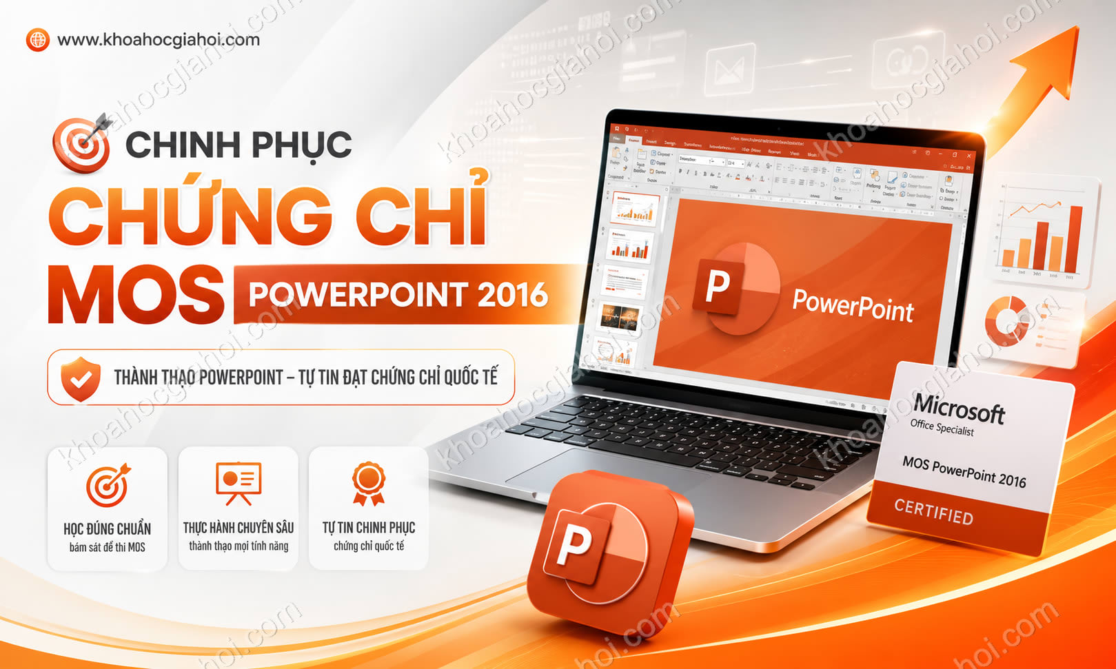 Khóa Học Chinh Phục Chứng Chỉ Mos Powerpoint 2016