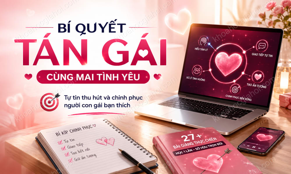 Khóa Học Bí Quyết Tán Gái Cùng Mai Tình Yêu