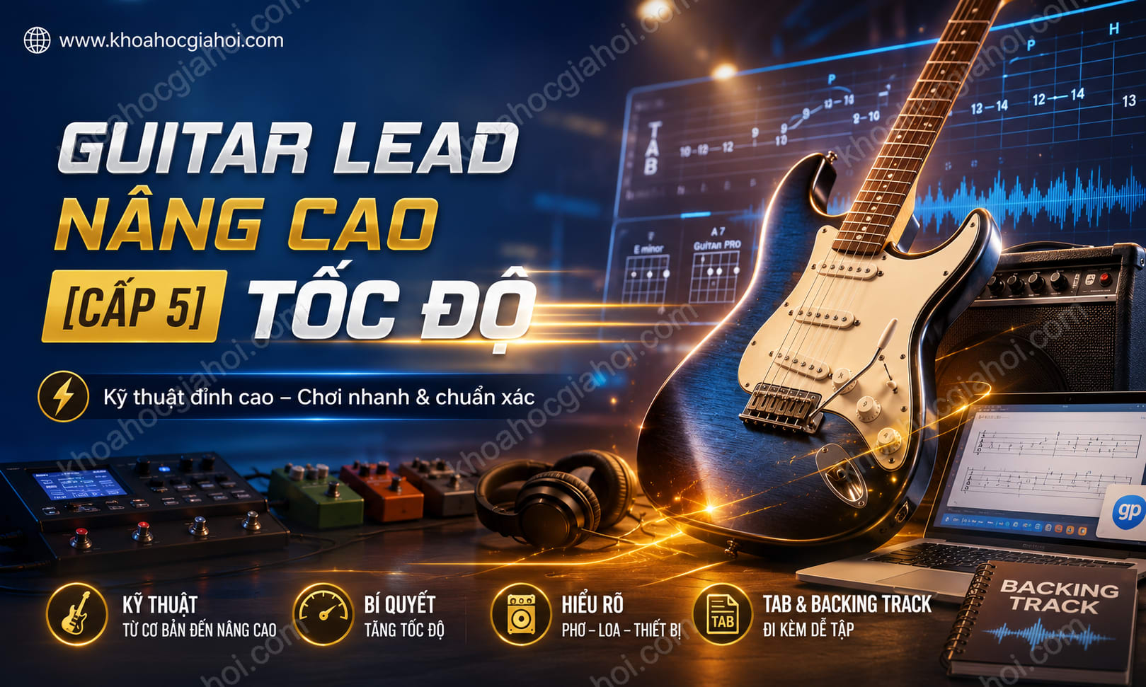 Khóa Học Guitar Lead Nâng Cao [Cấp 5] Tốc Độ