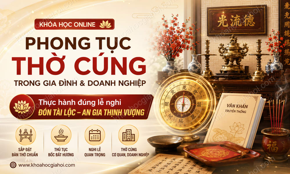Khóa Học Phong Tục Thờ Cúng Trong Gia Đình Và Trong Cơ Quan, Doanh Nghiệp