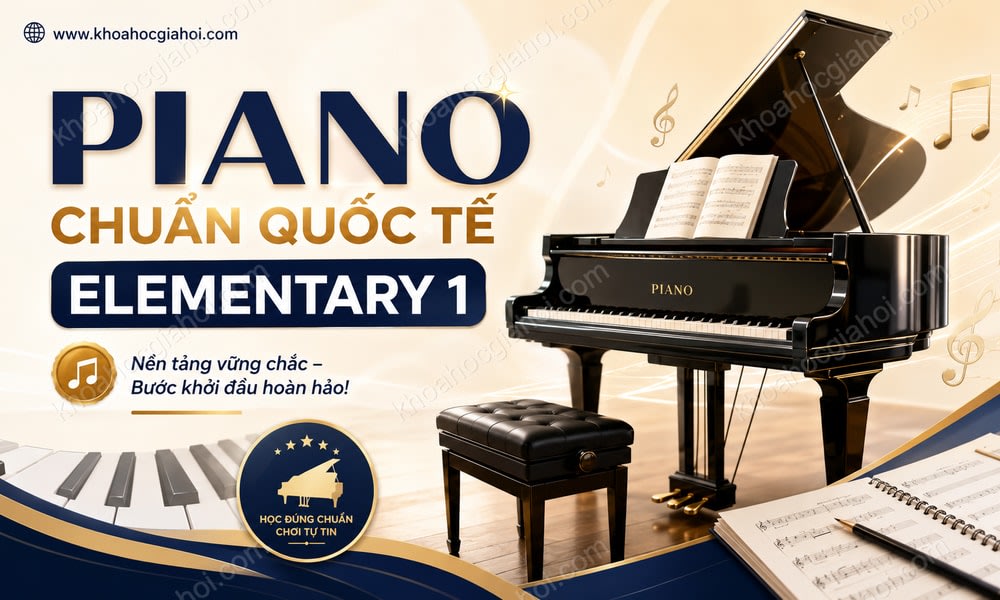 Khóa Học Piano Chuẩn Quốc Tế Elementary 1