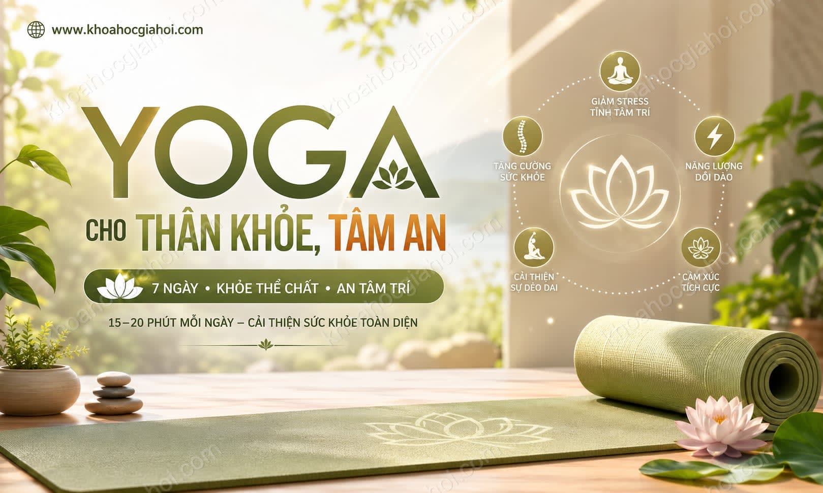 Khóa Học Yoga Cho Thân Khỏe, Tâm An